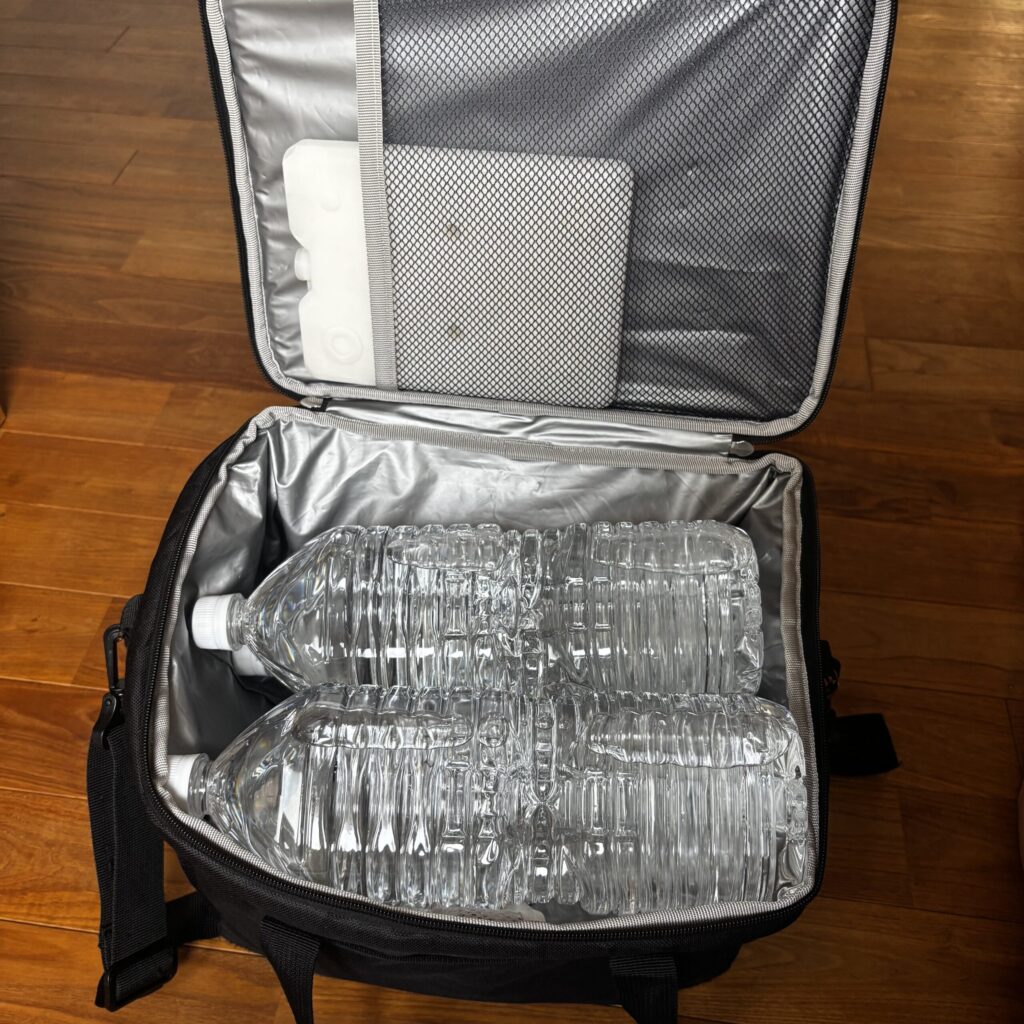 2Lボトル6本の大容量収納